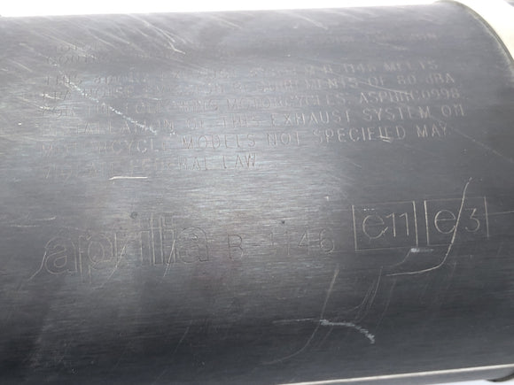 Aprilia RSV 1000 R [2004] - Auspuff Endschalldämpfer Slip On Schalldämpfer Racing links