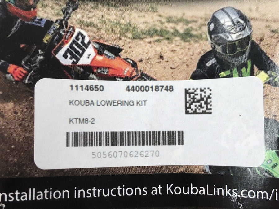 Husqvarna Supermoto 701 [diverses années] - Kit d'abaissement Koubalink 38,1 mm noir KTM comme neuf