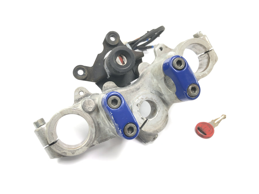 Sachs ZX 125 [1998] - Grampo superior do garfo, suporte para guiador com fechadura de ignição