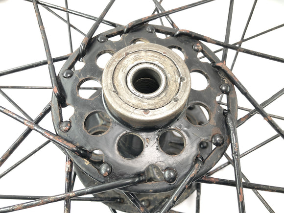 DKW NZ 250 [1938] - Roue arrière avec rayons et moyeu