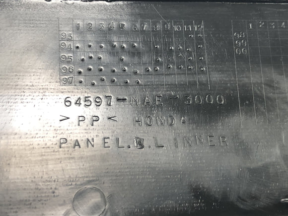 Honda CBR 900 RR Fireblade SC33 [2000] - Внутренний обтекатель кабины левый обтекатель