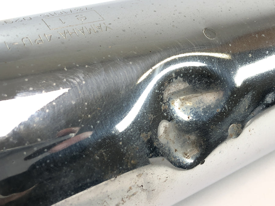 Yamaha XJR 1200 4PU [1996] - Silenziatore di scarico marmitta cromato sinistro