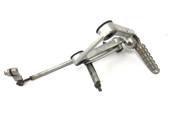 Cagiva Mito 125 EVO 8P [2000] - Fahrerfußraste Fußraste Halterung links mit Schaltpedal