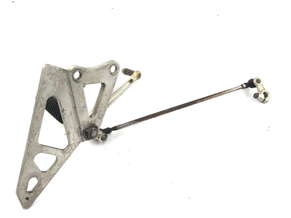 Suzuki GSX R 1100 GV73B [1990] - Stuurprogramma's voetsteun met schakelpedaal en staaf