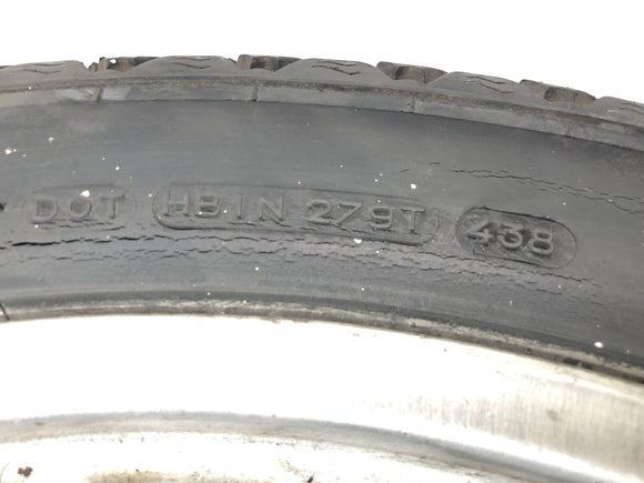 BMW R75/5 [1973] - Voorwielwielrand voor de voorkant sprak wieltrommelrem