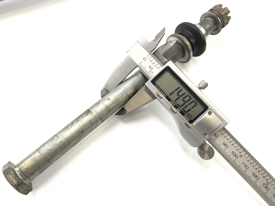 Yamaha XT 350 3YT / 55V [1990] - Haarukka Telegabel akselilla