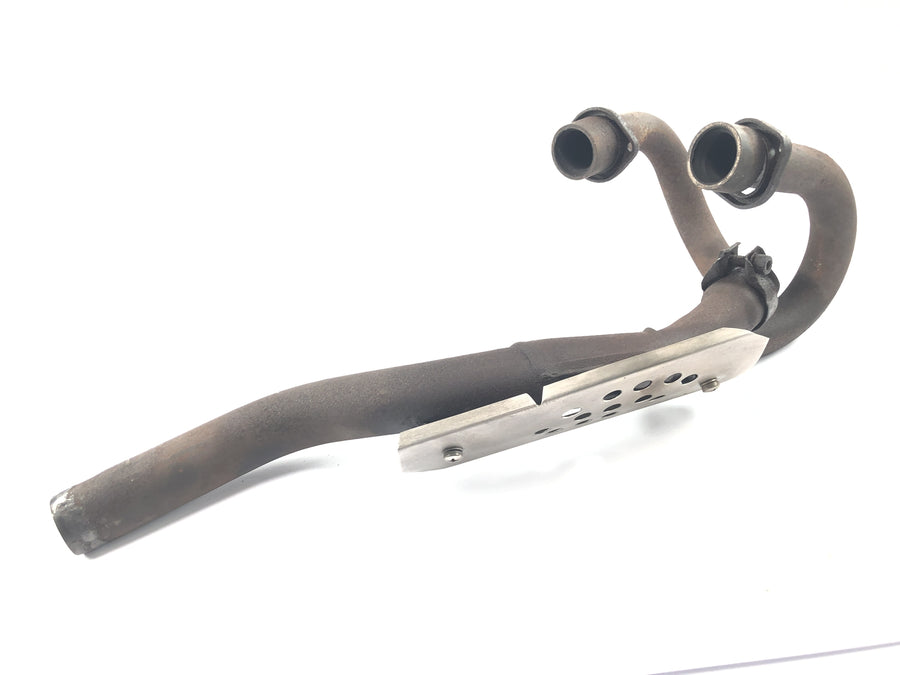 Yamaha XTZ 660 3YF [1992] - Sistema de escapamento com tubo coletor de escapamento