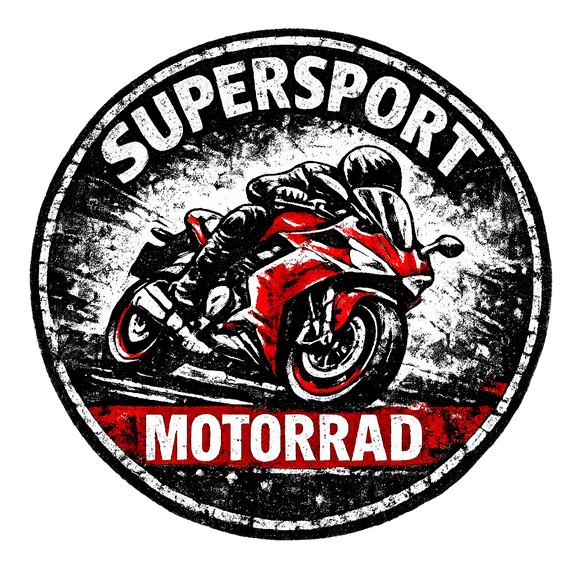 Ducati supersport [Tasse Weiß] - Grunge Badge - Einseitig