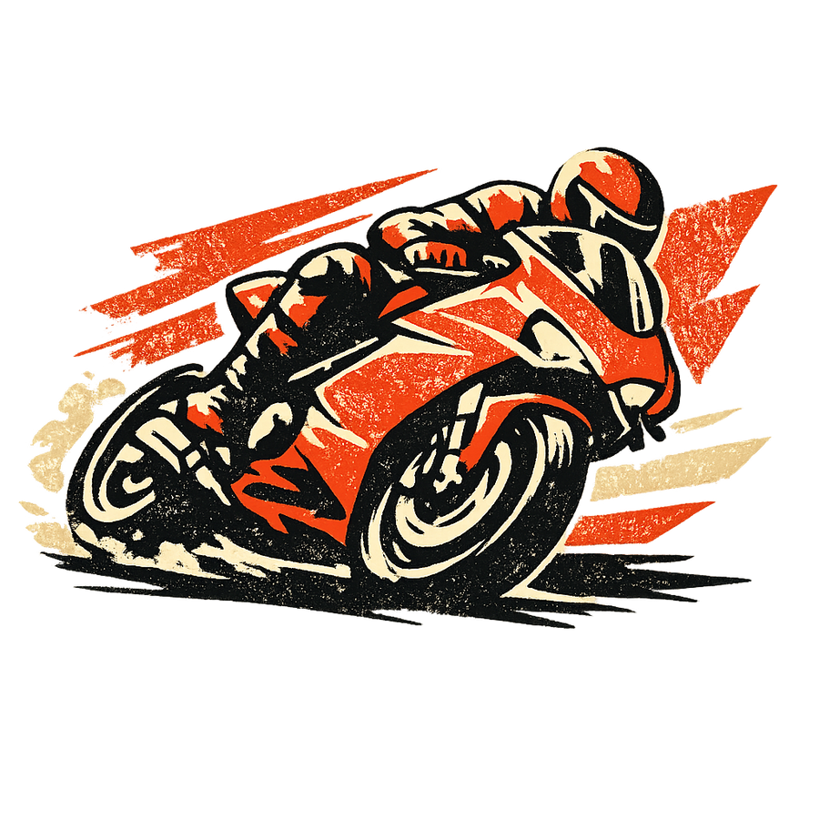 Ducati supersport [T-Shirt] - Retro Rallye - Brust Print