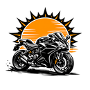 Ducati supersport [Hoodie] - Sunset Split - Rücken Print