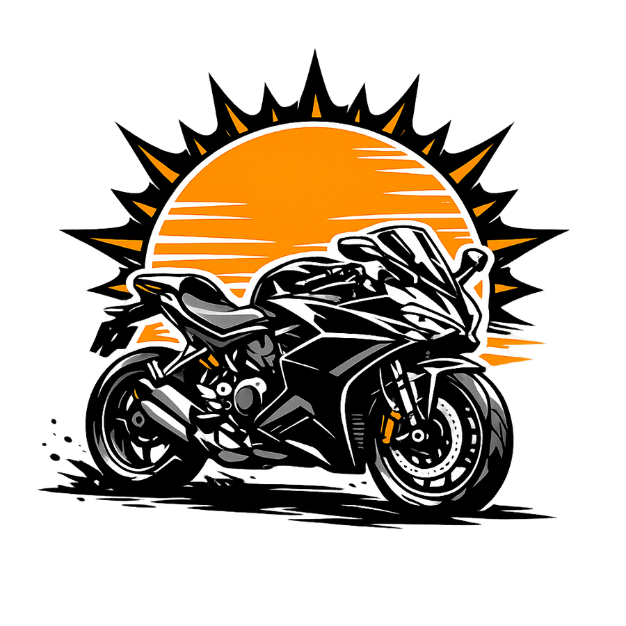 Ducati supersport [Hoodie] - Sunset Split - Impression au dos