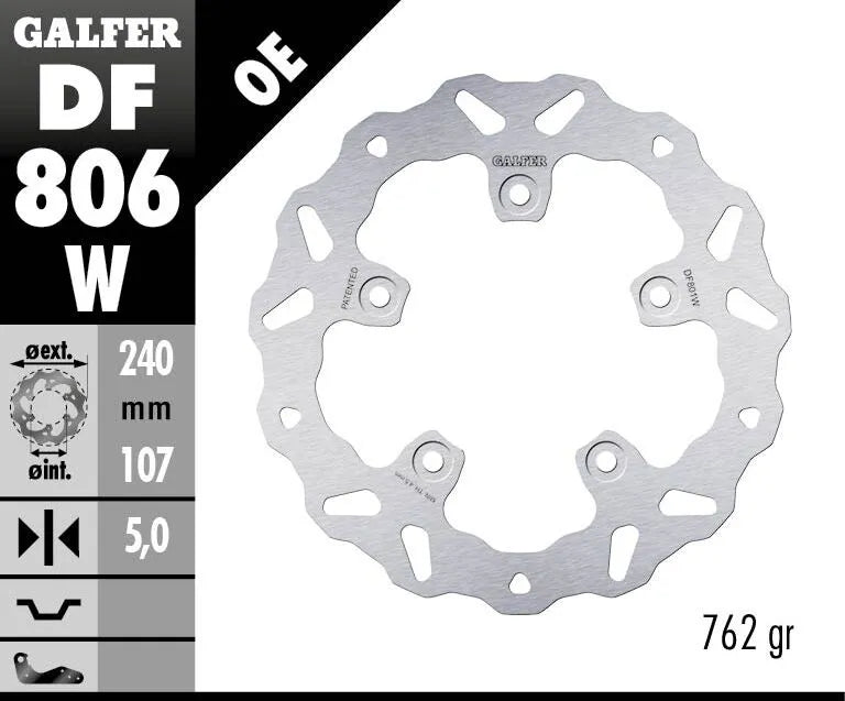 Gas SM 700 [2022-2024] - Wave® bremseskive – billede 2
