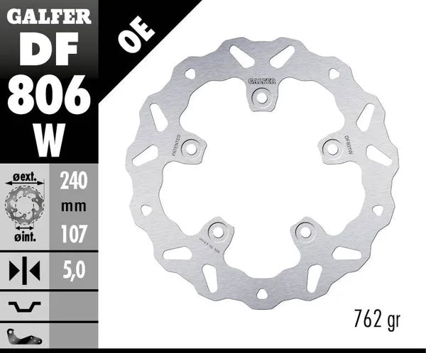 Gas SM 700 [2022-2024] - Wave® bremseskive – billede 4