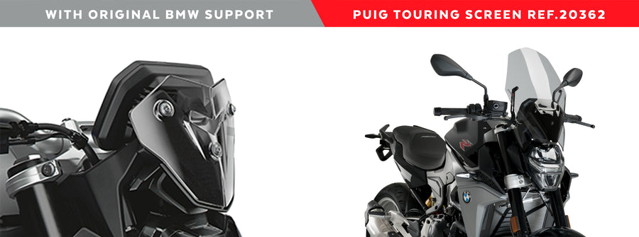 BMW F 900 R [2024] - Para-brisa Touring Nova Geração - fortemente escurecido