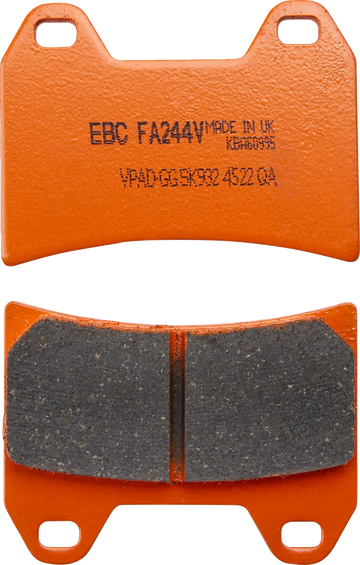 KTM 790 Duke [EBC] -Half-lajitetut "V" -jarrupalat