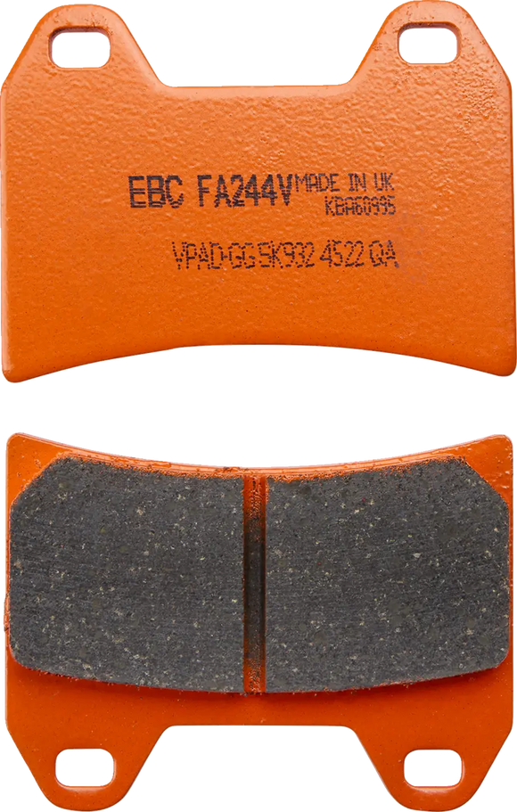 KTM 790 DUKE [EBC] -HALM RESTRADO "V" PATS DE FREIO