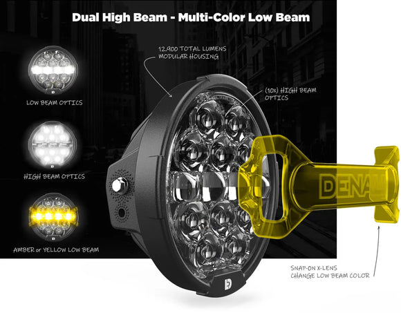 harley-davidson street [DENALI] – D14 Destroyer LED-Scheinwerfer Upgrade Kit - Harley-Davidson Street Glide
