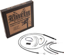 harley davidson softail street bob fxbb [MARCA BURLY] - Kit completo de cable/línea de manillar de vinilo negro para perchas Ape-2