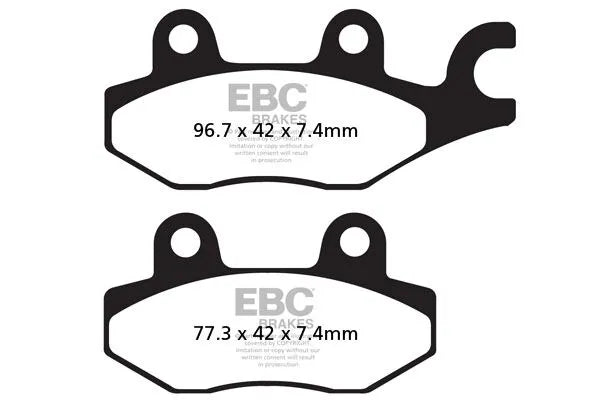 Yamaha Tenere 700 [EBC] -FA-HH Serie Padres de freno Sintermetal
