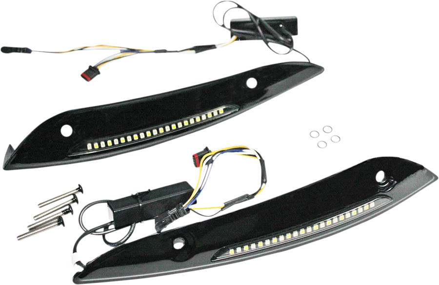 harley-davidson road glide st [CUSTOM DYNAMICS] - Bande de pare-brise Genesis® 4 Dynamic LED Road Glide®