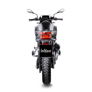 bmw f 850 gs [LEOVINCE] – Nero stražnji prigušivač - nehrđajući čelik