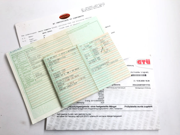 Moto Guzzi Stelvio 1200 8V [2011] - rám s papíry nehoda - bez