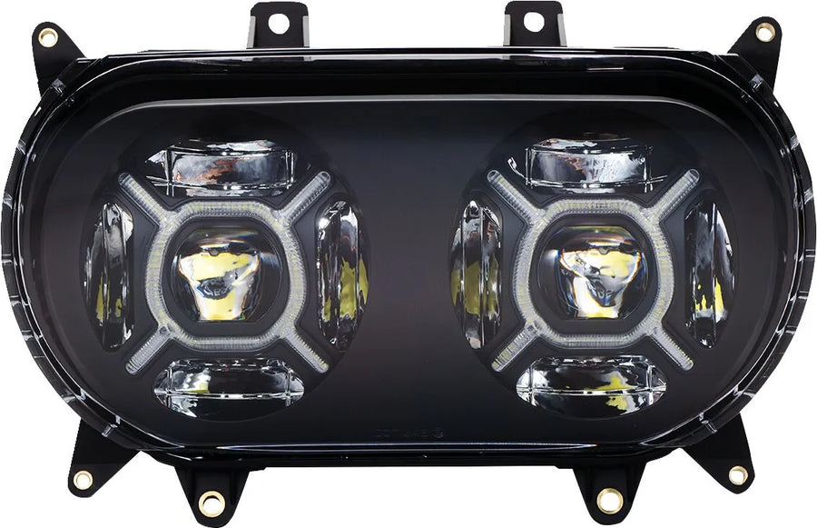 harley davidson fltruse [CUSTOM DYNAMICS] – Double-X LED Scheinwerfer
