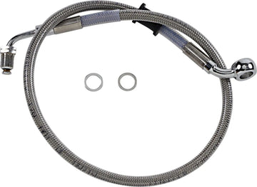 harley davidson flde [DRAG SPECIALTIES] - Kit durites de frein inox