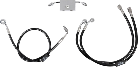 harley davidson fxdrs 114 [LA CHOPPERS] - musta punottu jarruletkusarja