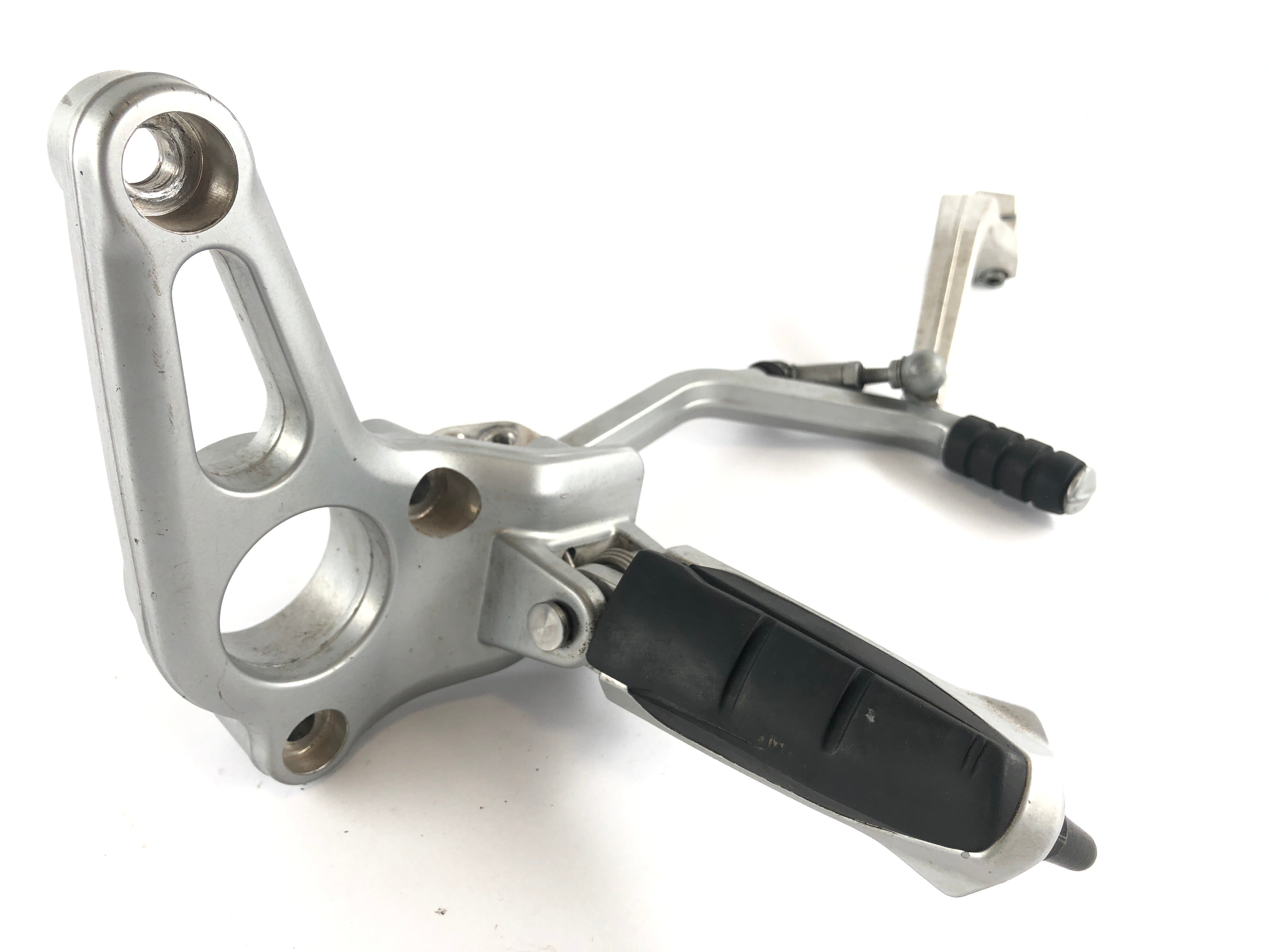 BMW R 1150 R R21 [2002] - Driver footrest left with gear lever and gearshift linkage