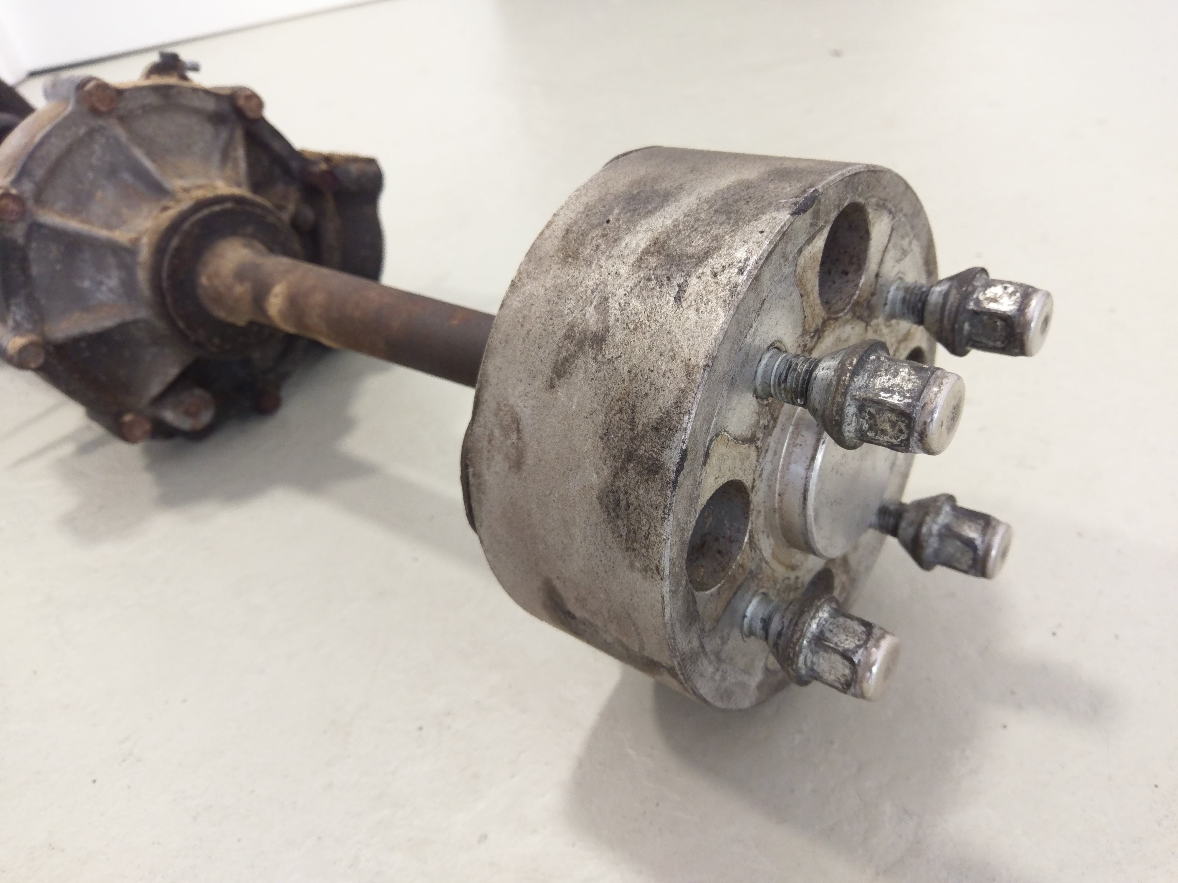 Yamaha Kodiak 400 5Y4 [2004] - Rear axle complete with differential