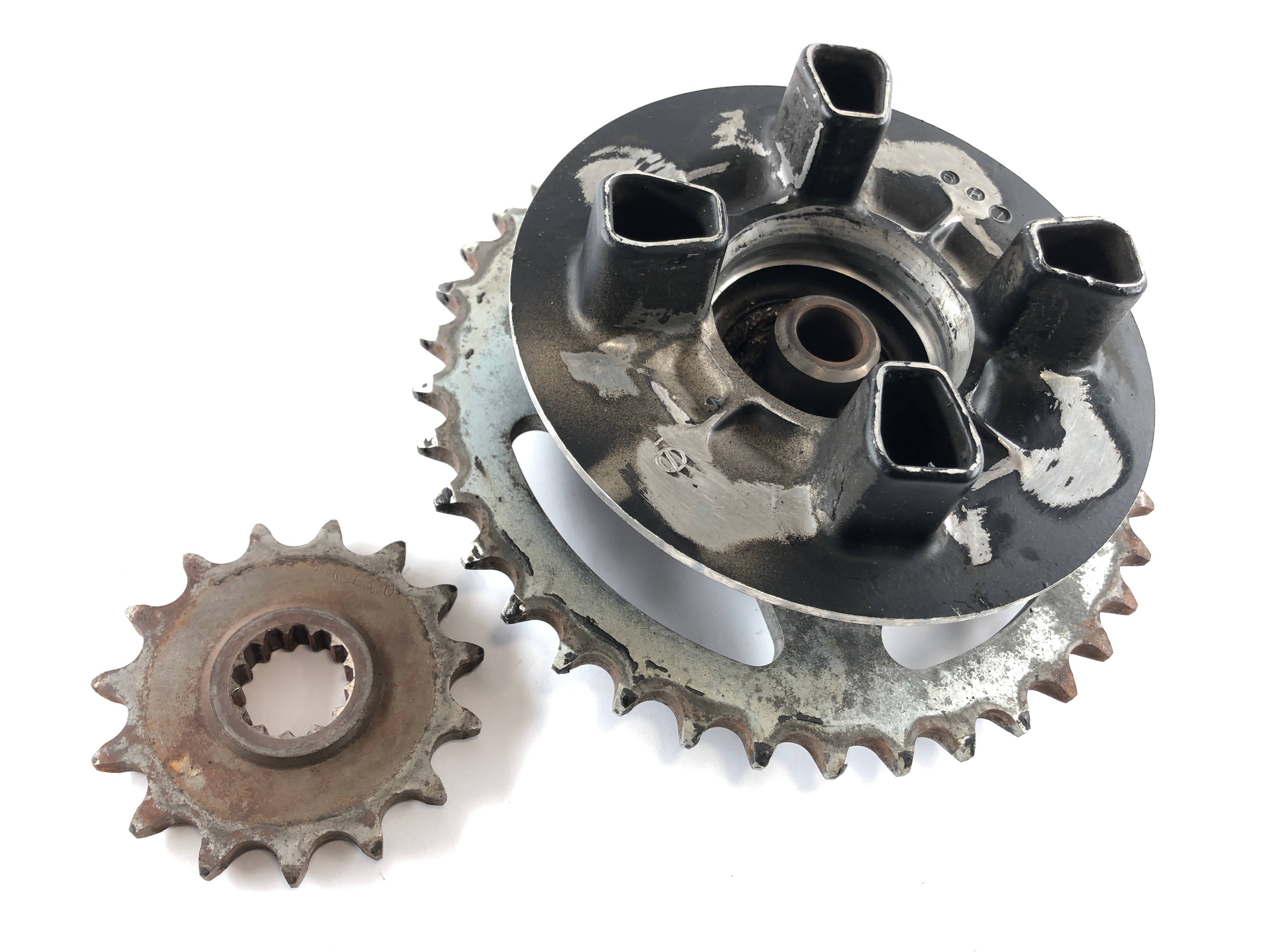 Honda CB 750 K RC01 [1983] - Sprocket and pinion with sprocket carrier