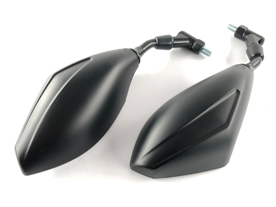 Außenspiegel Suzuki Yamaha Kawasaki [Lagerware] - Rückspiegel Spiegel eckig