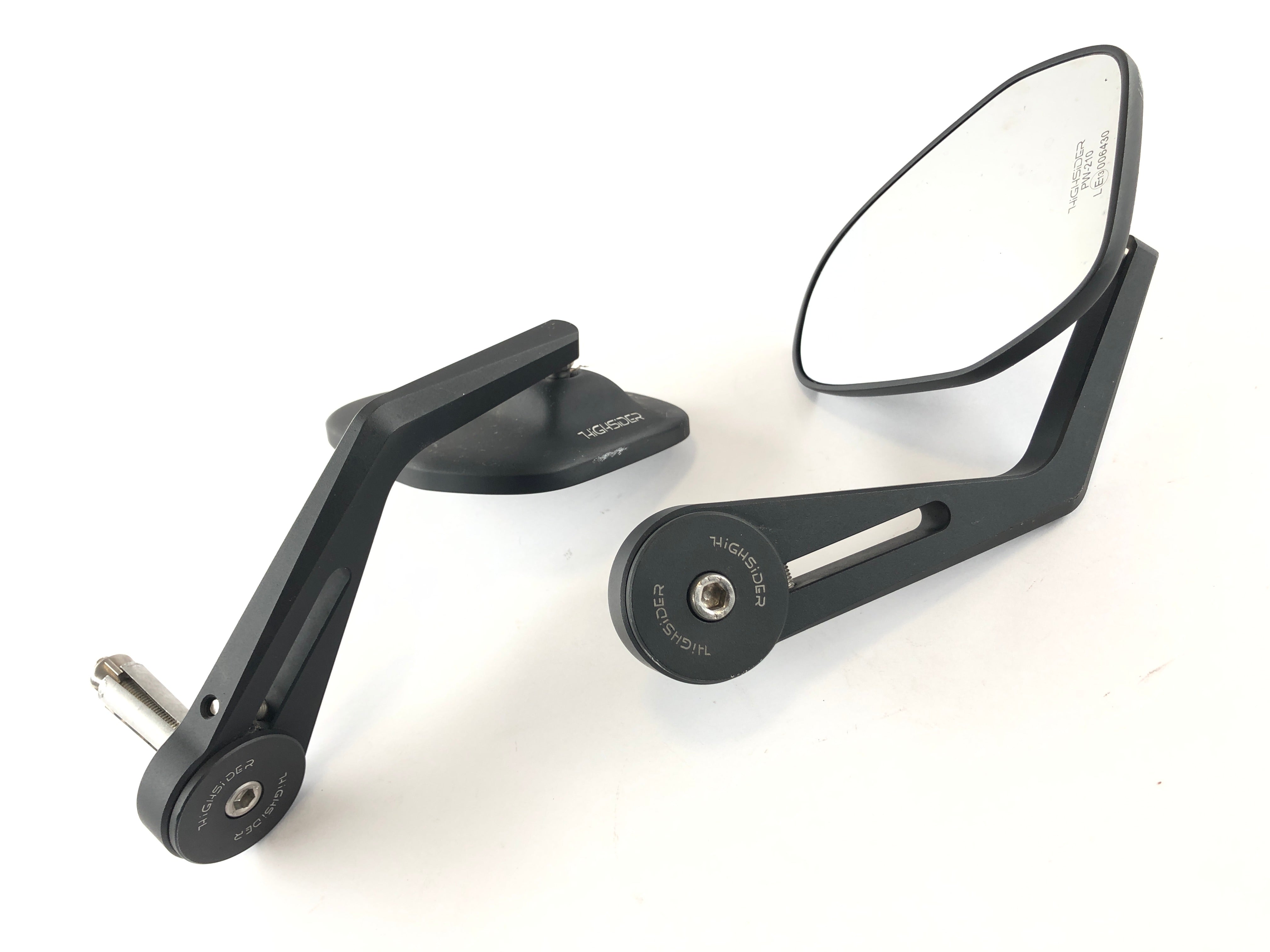 Handlebar end mirror [HIGHSIDER] - with E-number - 0