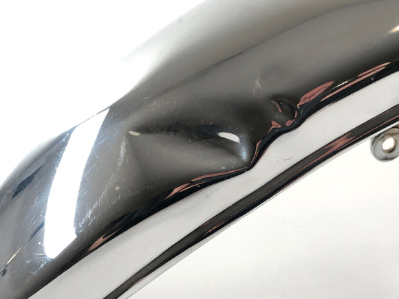 Yamaha XS 650 Typ 447 [1975] - Przedni arkusz zastępczy Fender z przodu z wgnieceniem i pęknięciem