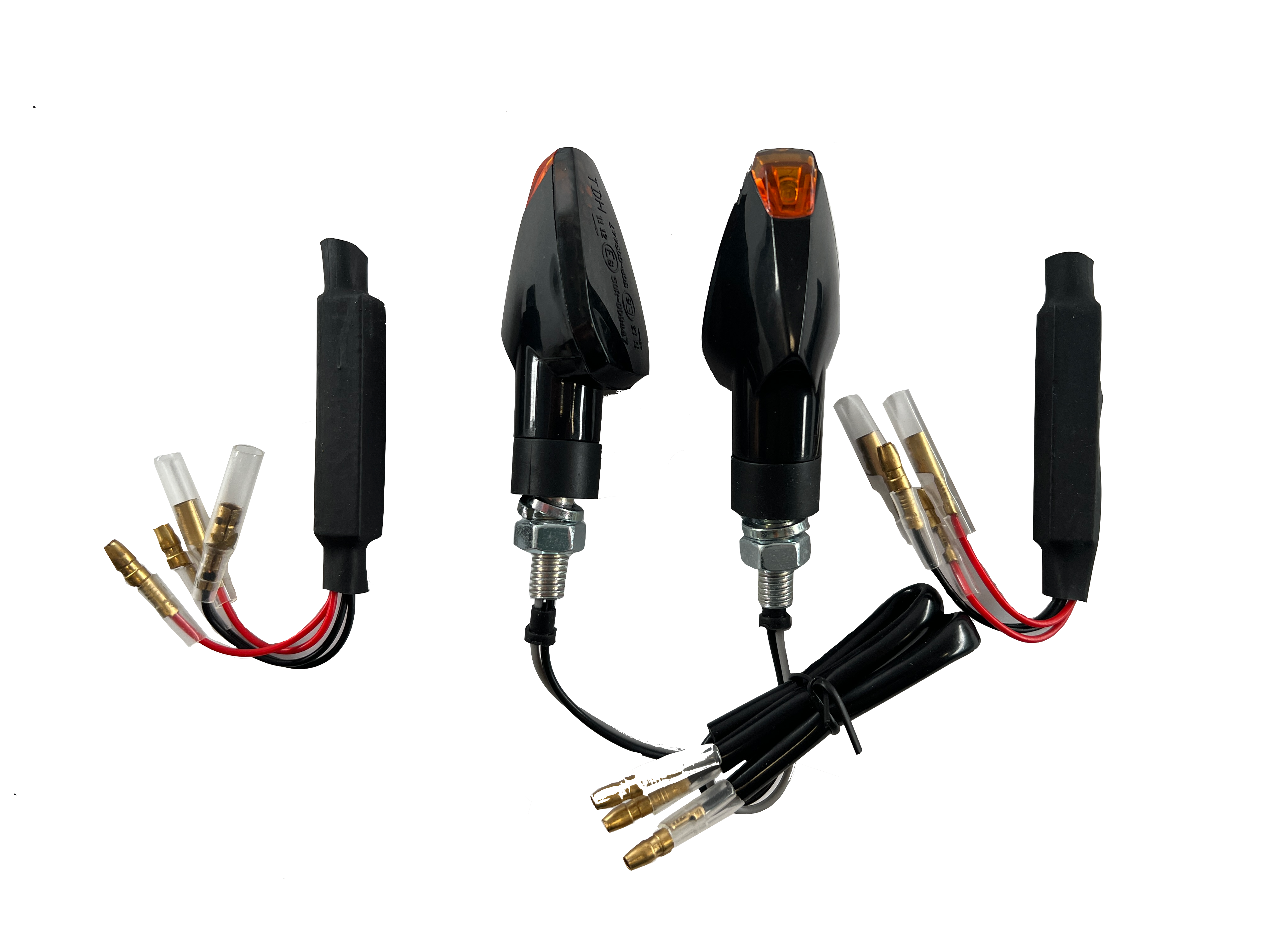 2 résistances noires pour clignotants à LED [E-Mark] - Honda Hornet 600 750 900