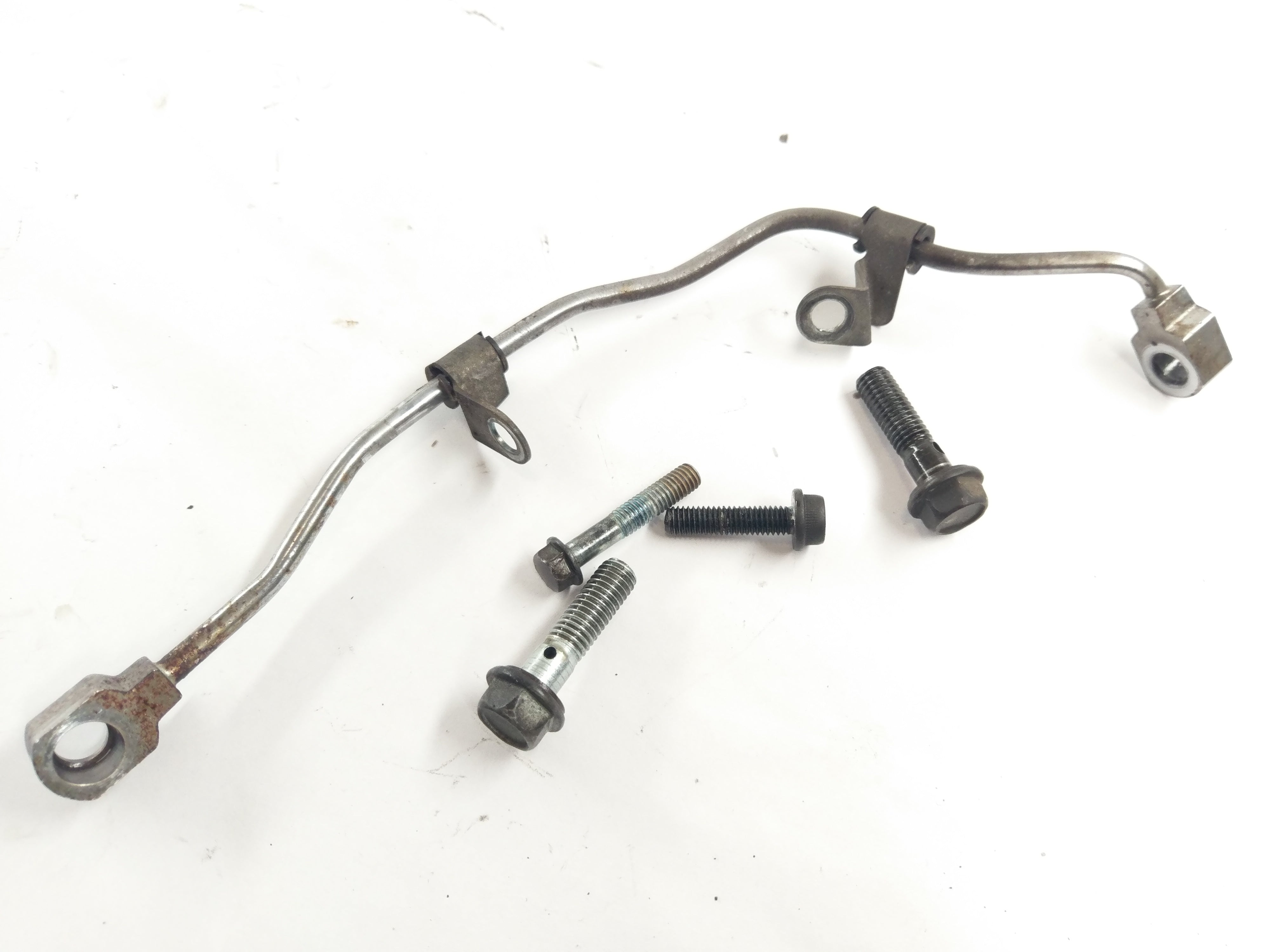 Honda NX 650 Dominator RD02 [1992] - Oil riser with banjo bolts