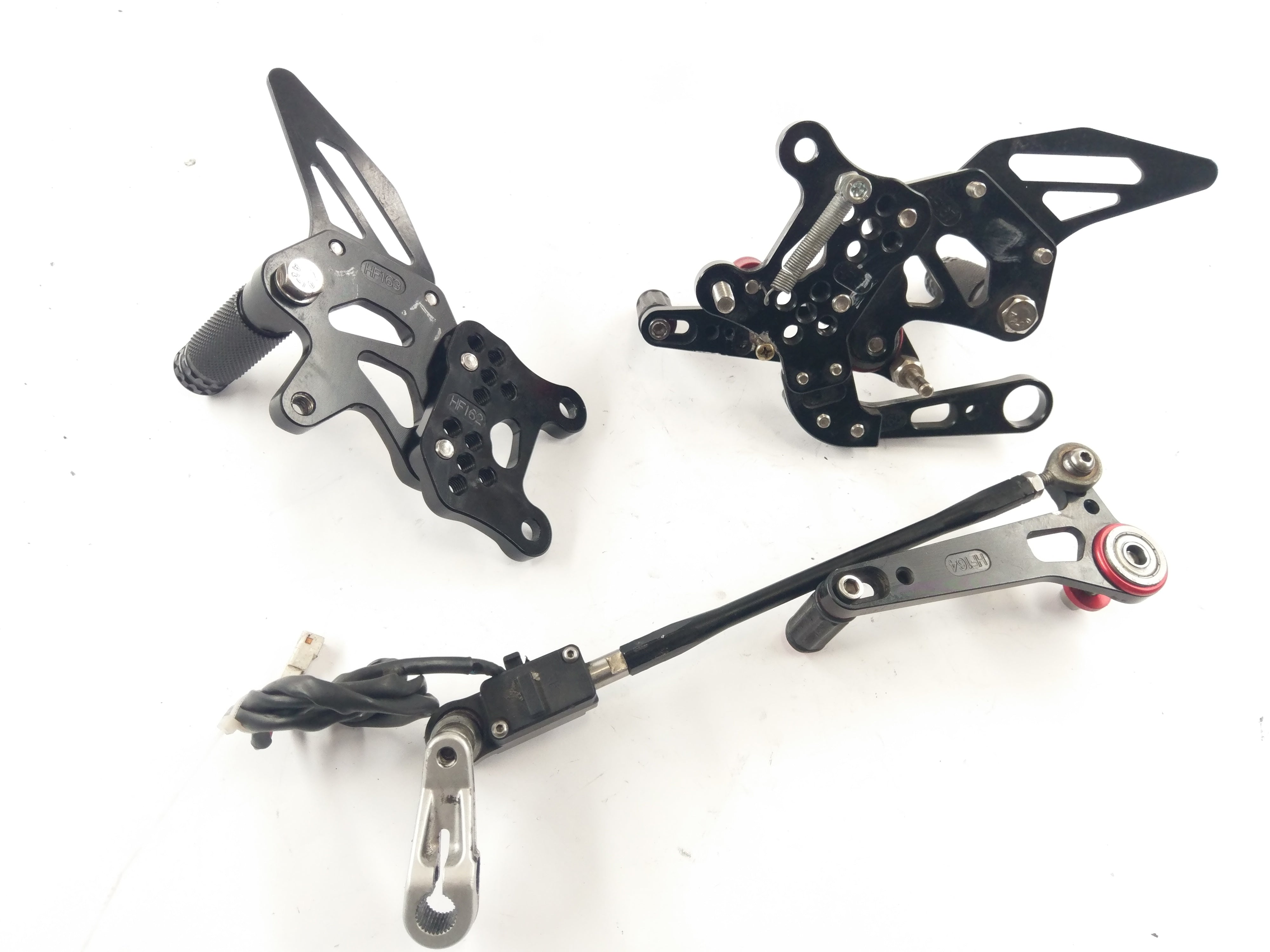 Aprilia RSV4 1000 RK [2010] - MTP Racing footrest system with Quickshifter shift linkage