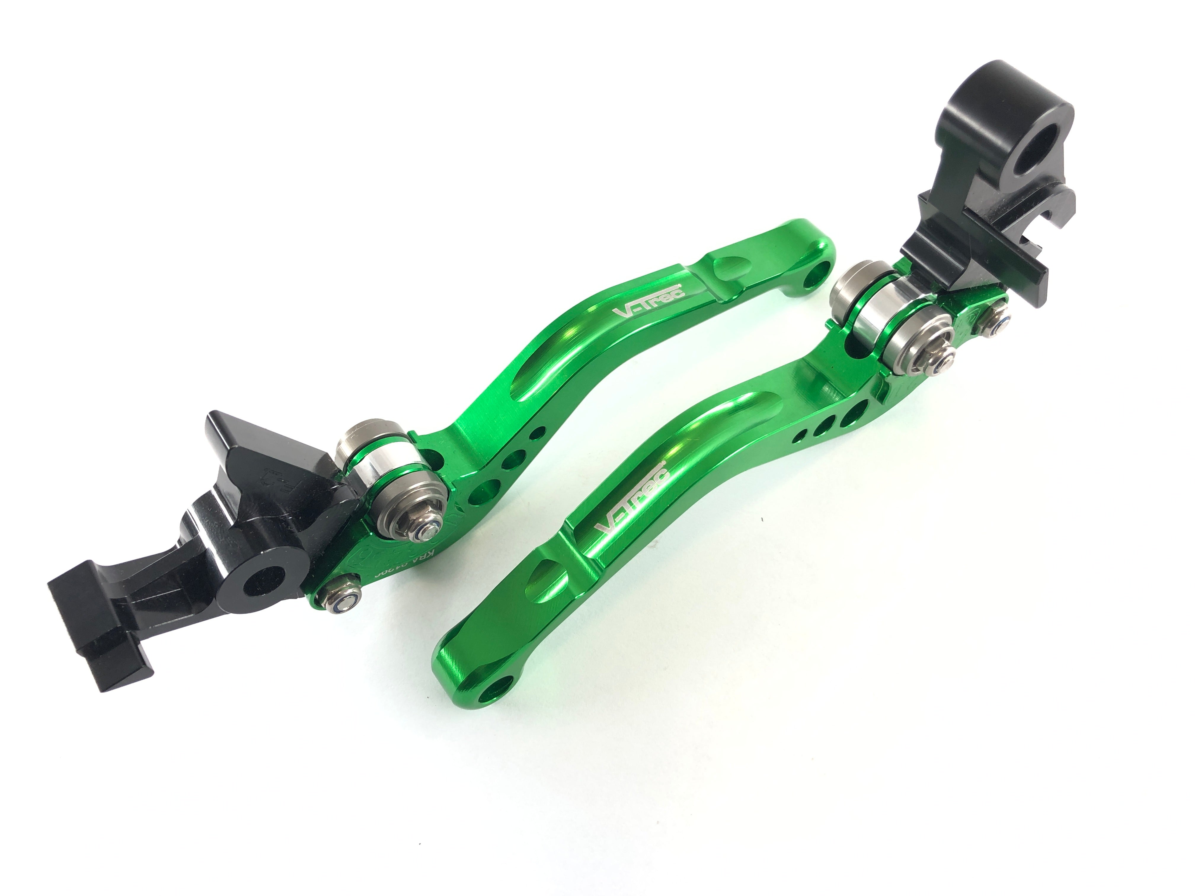 V-Trec [Suitable for many other models] - Brake lever and clutch lever green, KBA 91299