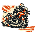 Honda NC 700 [Sweater] - Retro Rally - Print op de achterkant