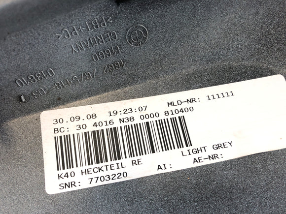 BMW K 1300 S K12S [2009] - Bakre del på høyre kledning