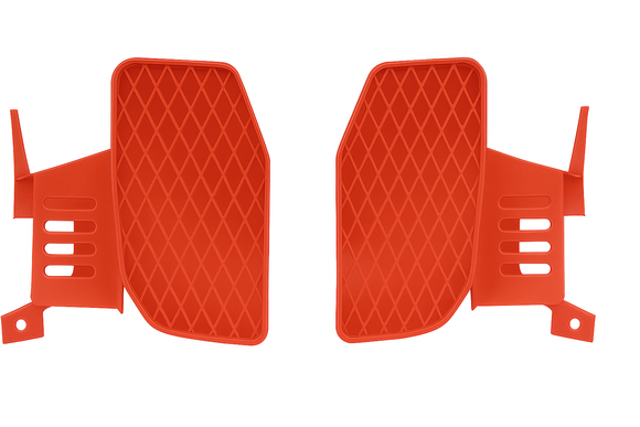 Yamaha XT 350 [3YT / 55V] - přívod vzduchu pravý a levý - ČERVENÝ