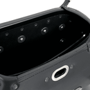 Sacoche moto [Hepco & Becker] - cuir Buffalo Big noir droit - support de sacoche tube