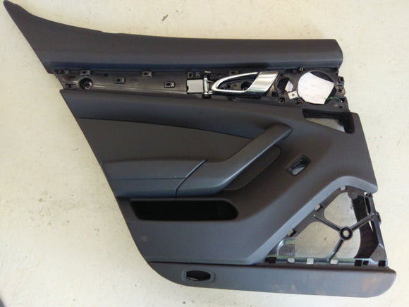 Porsche Panamera Turbo [2010]  - ドアの段ボールドアクラッディングドアの前後の右と左黒