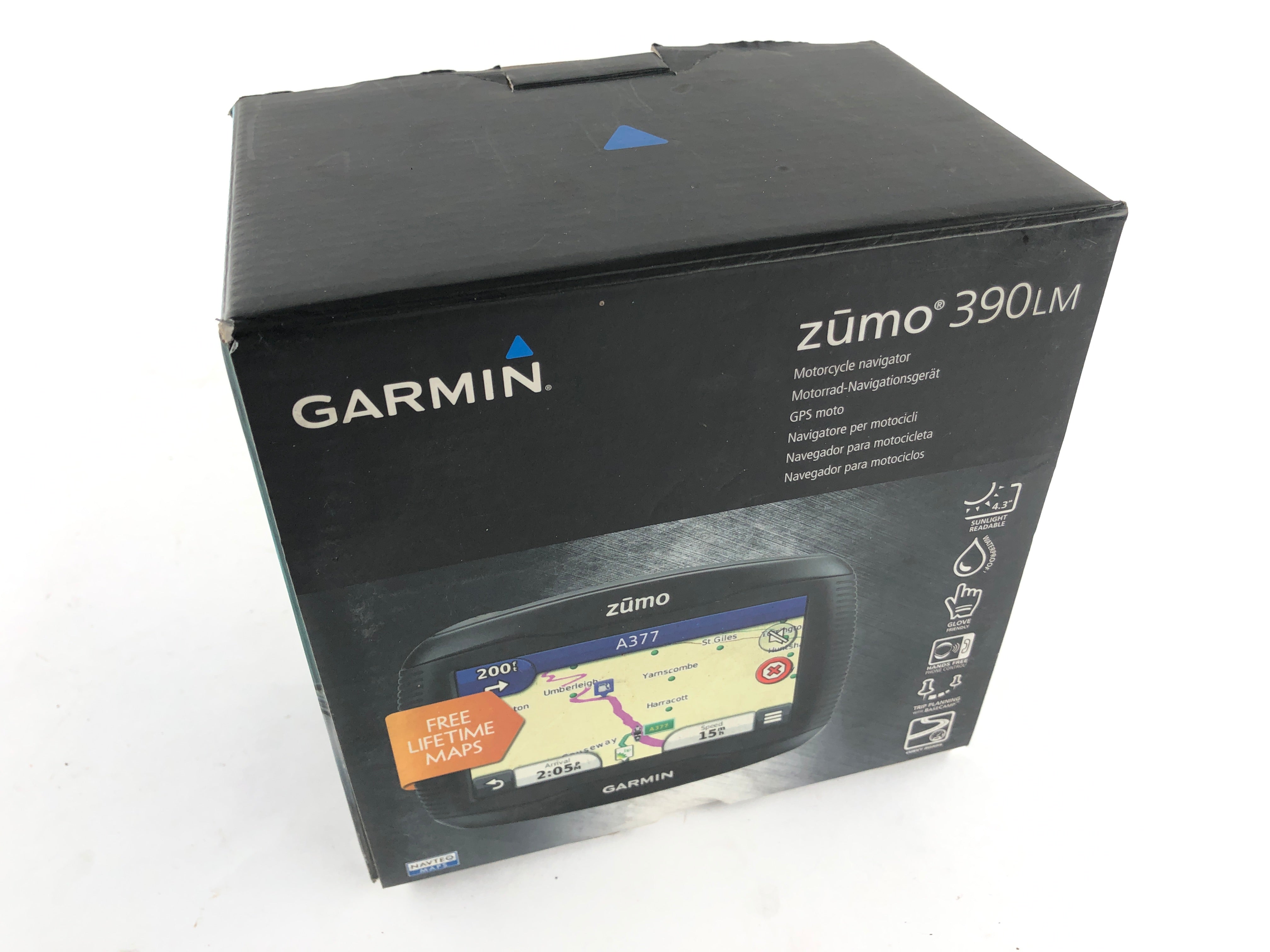 Triumph Bonneville 908MD [2001] - Dispositivo de navegación Garmin para 390 LM