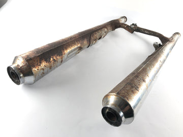 Yamaha XS 650 Typ 447 [1975] - Auspuff Schalldämpfer links und rechts - 0