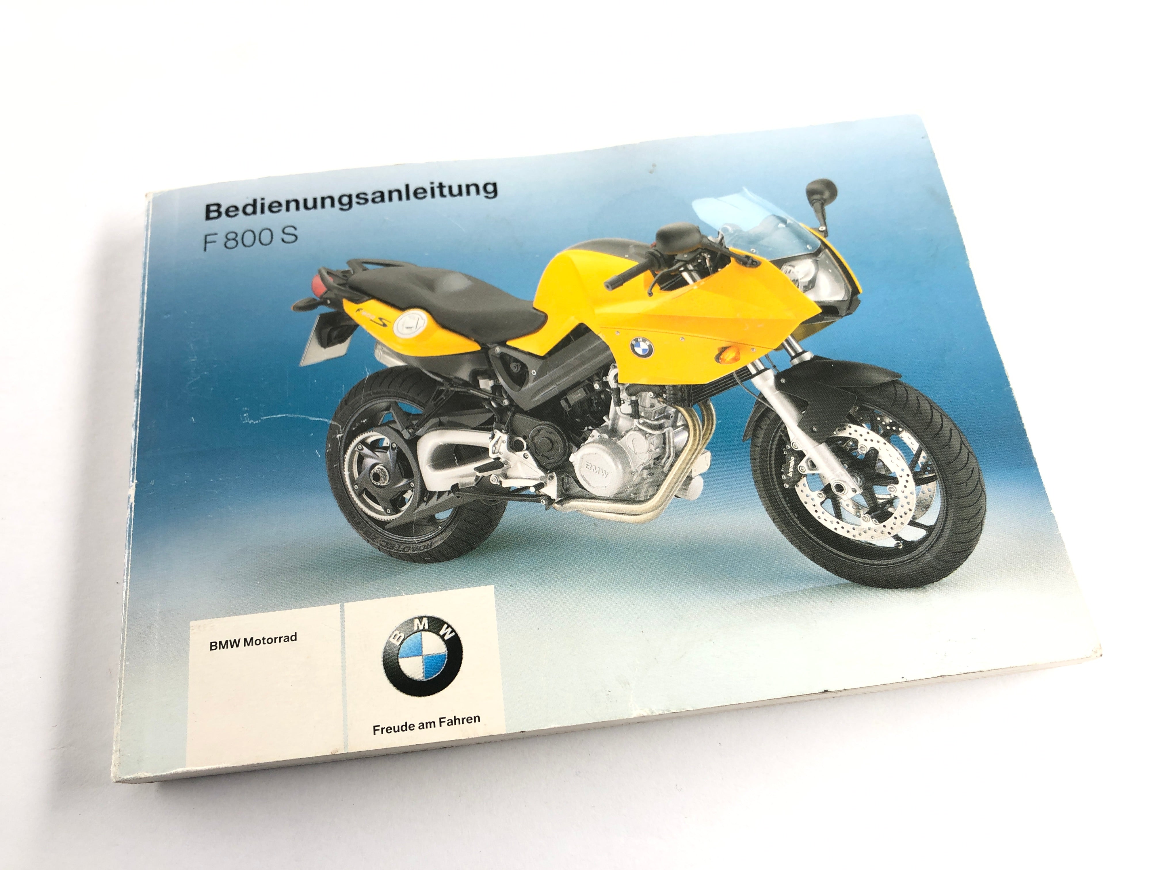 BMW F 800 S [2007] - Owner's Manual