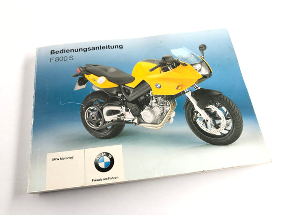 BMW F 800 S [2007] - Manuel du propriétaire