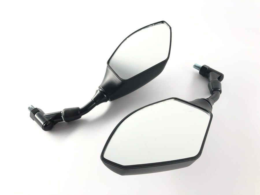 Außenspiegel Suzuki Yamaha Kawasaki [Lagerware] - Rückspiegel Spiegel eckig