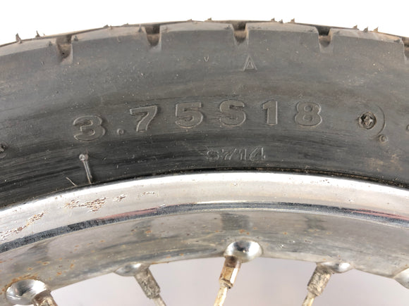 Honda CJ 360 T [1980] - Libro radical de la rueda trasera